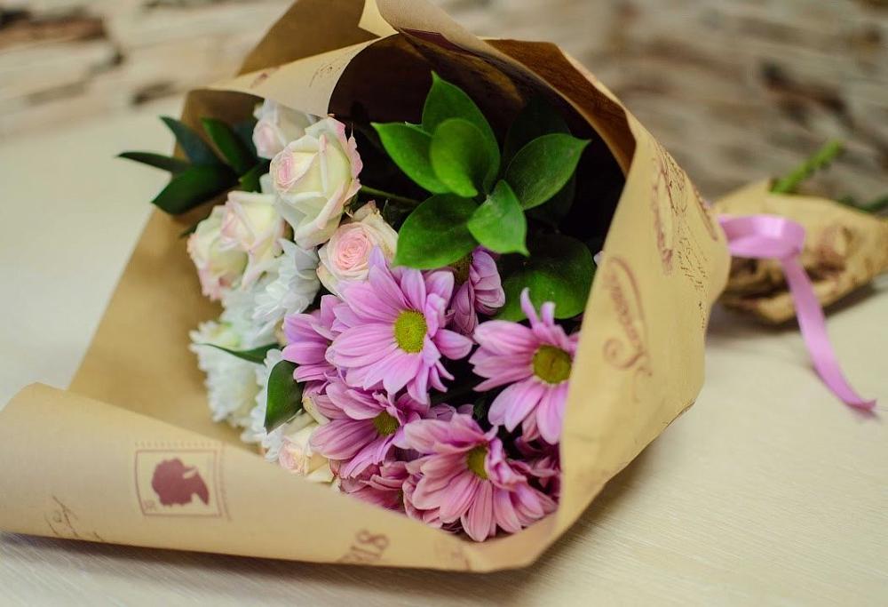 Букет цветов из: Розы и Хризантемы в Тимашевске