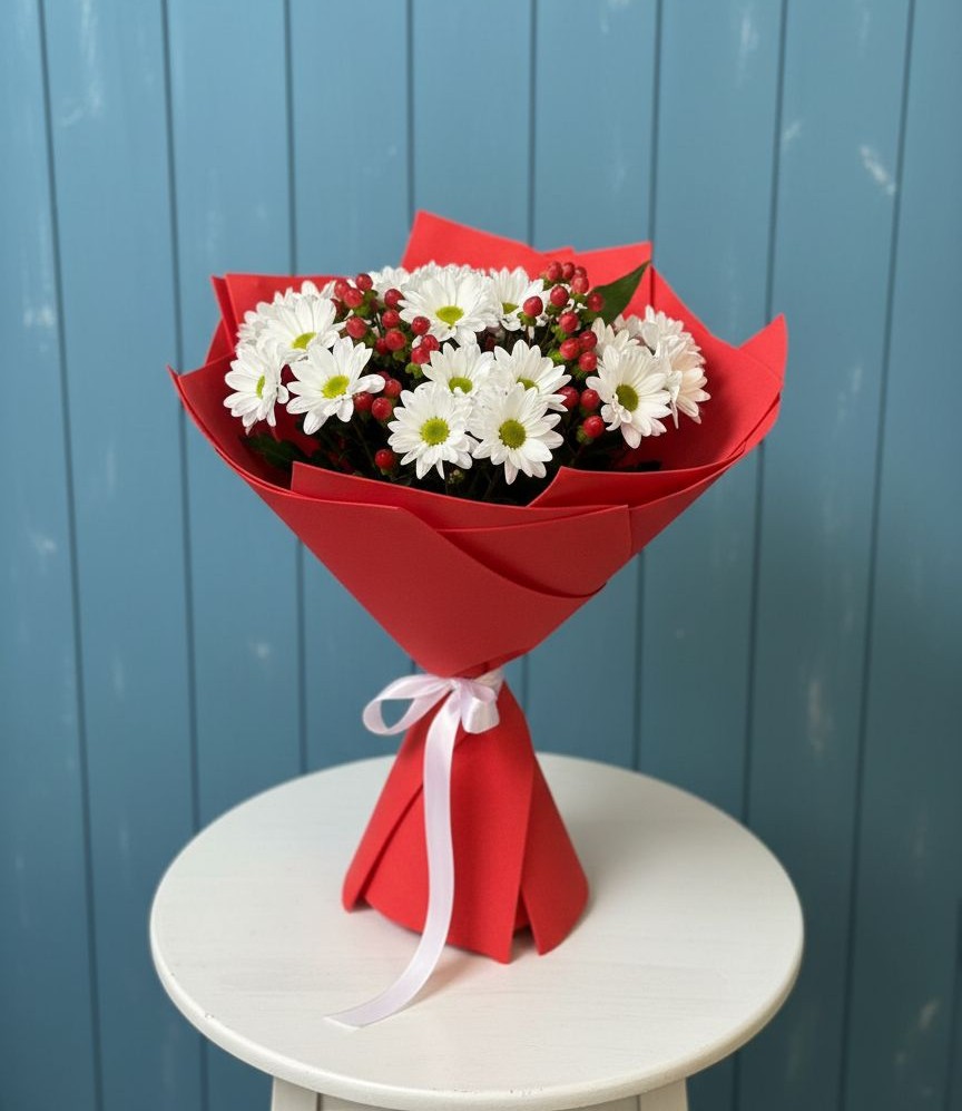 Букет цветов из: Хризантемы в Тимашевске