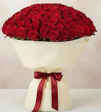 Букет 101 Красная роза Милано в Тимашевске