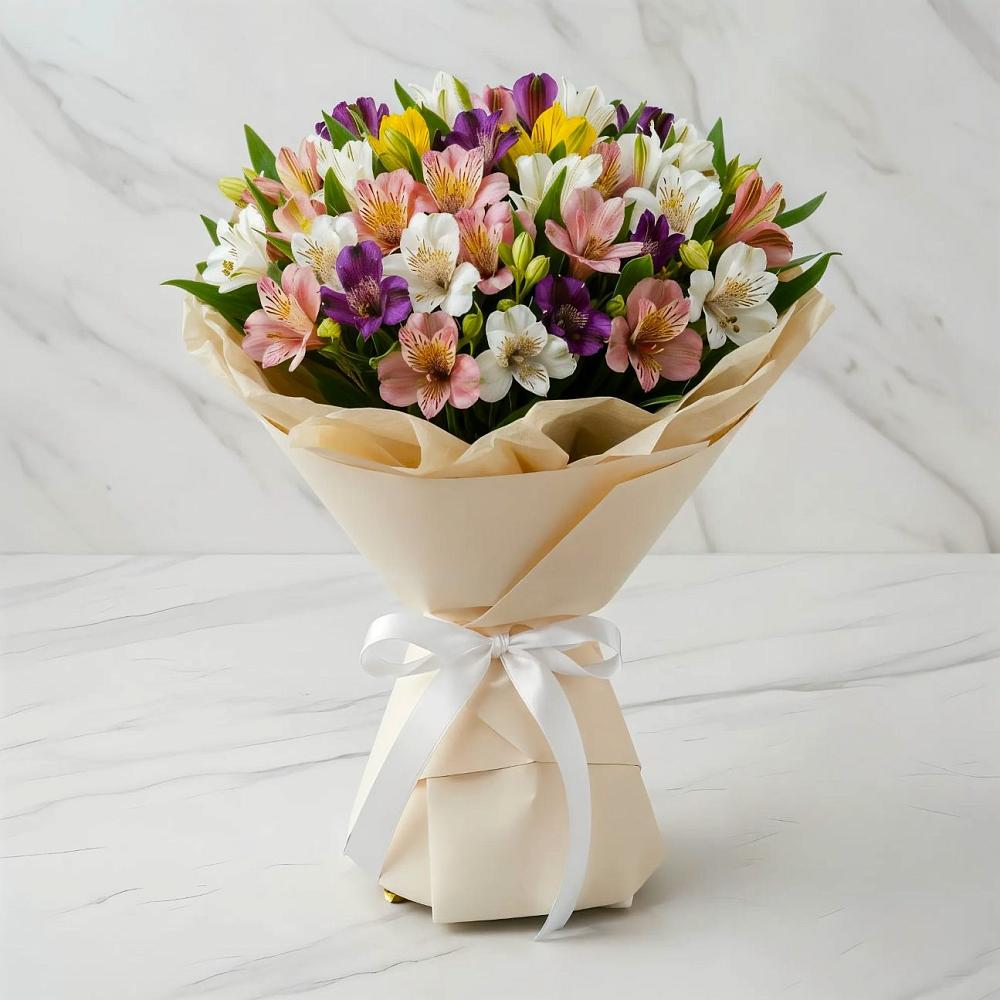 Букет цветов из: Альстромерии в Тимашевске