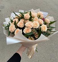 Букет Кремовые розы Латте в Тимашевске