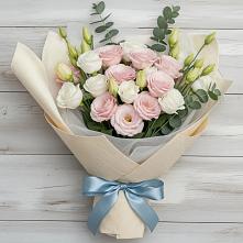 Букет цветов из:  Лизиантусы в Тимашевске
