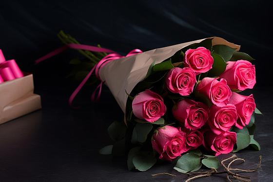 Букет 11 роз Пинк в Тимашевске