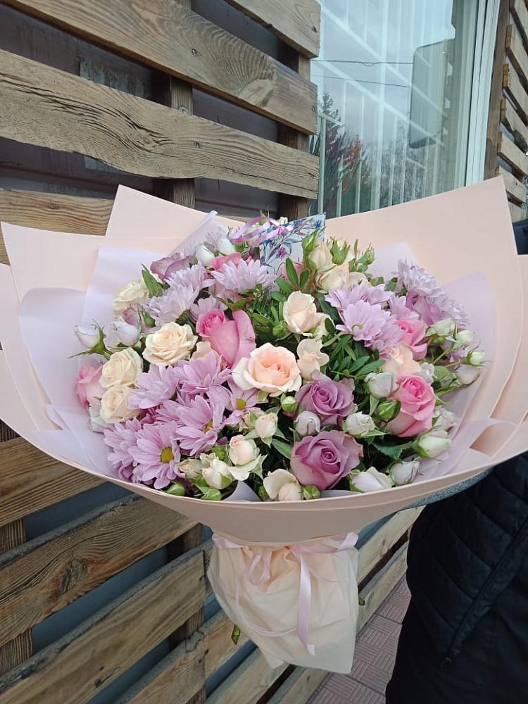 Букет цветов из: Розы и Хризантемы в Тимашевске