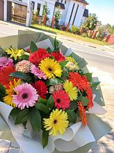 Букет цветов из:  Герберы #REPLACE_PRED# Тимашевске