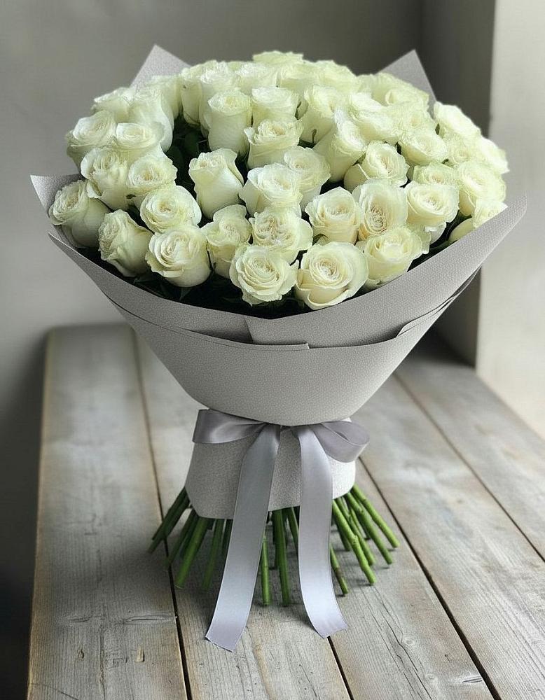 Букет 35 Белых роз в Тимашевске