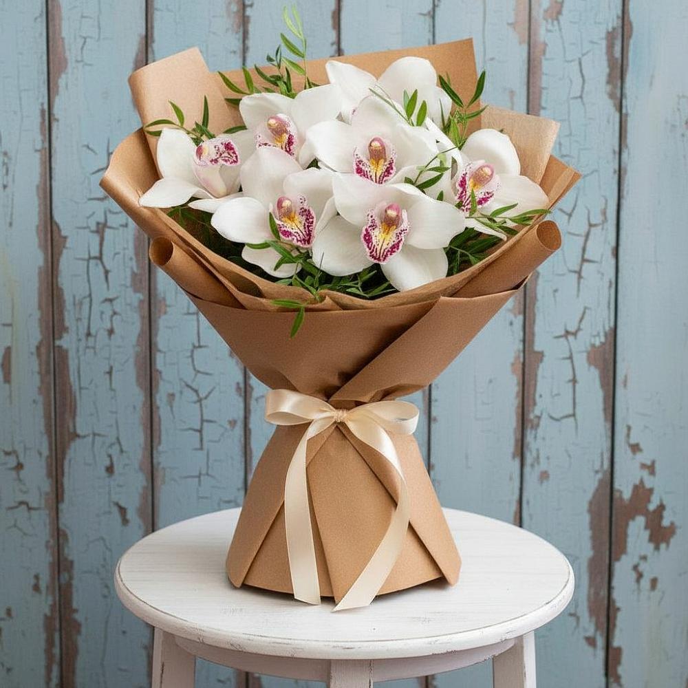 Букет цветов из: Орхидеи и Розы в Тимашевске