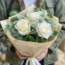 Букет Нежные грёзы в Тимашевске Букет цветов из: Розы в Тимашевске