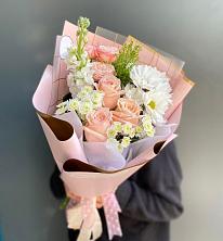 Букет цветов из:  Хризантемы и Розы в Тимашевске
