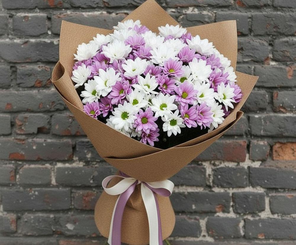 Букет цветов из: Хризантемы в Тимашевске