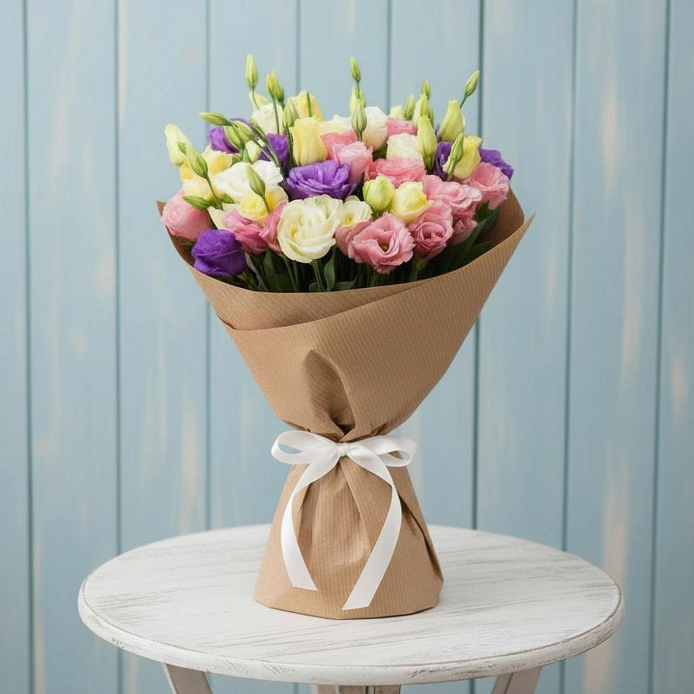 Букет цветов из: Лизиантусы в Тимашевске