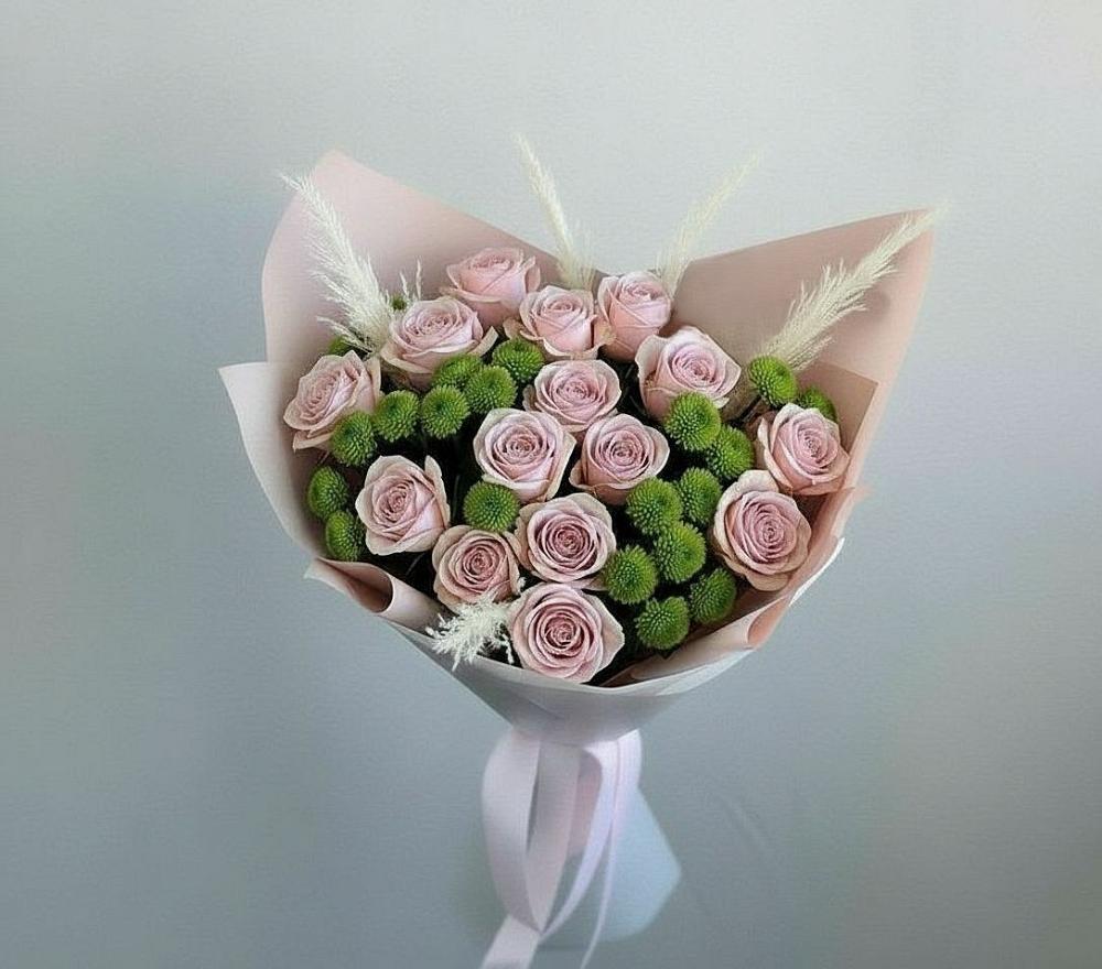 Букет цветов из: Розы и Хризантемы в Тимашевске