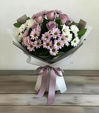 Букет цветов из:  Хризантемы и Розы в Тимашевске