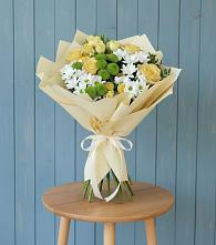 Букет цветов из:  Хризантемы и Розы в Тимашевске