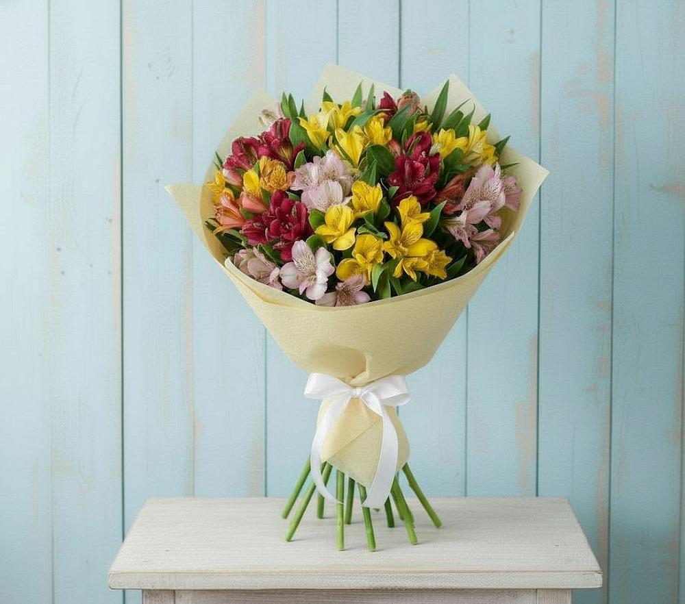 Букет цветов из: Альстромерии в Тимашевске