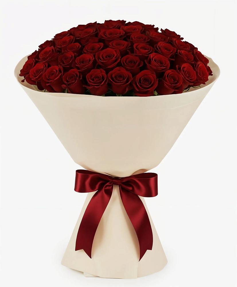 Букет 101 Бордовая роза Блэк Бакарра в Тимашевске