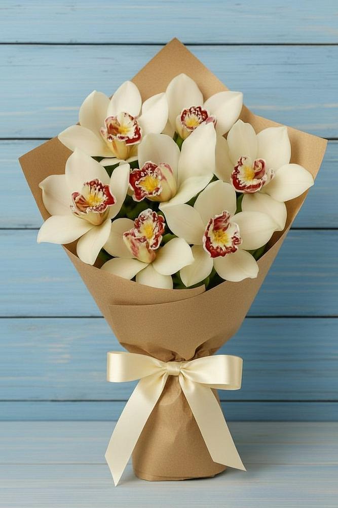 Букет цветов из: Орхидеи и Розы в Тимашевске