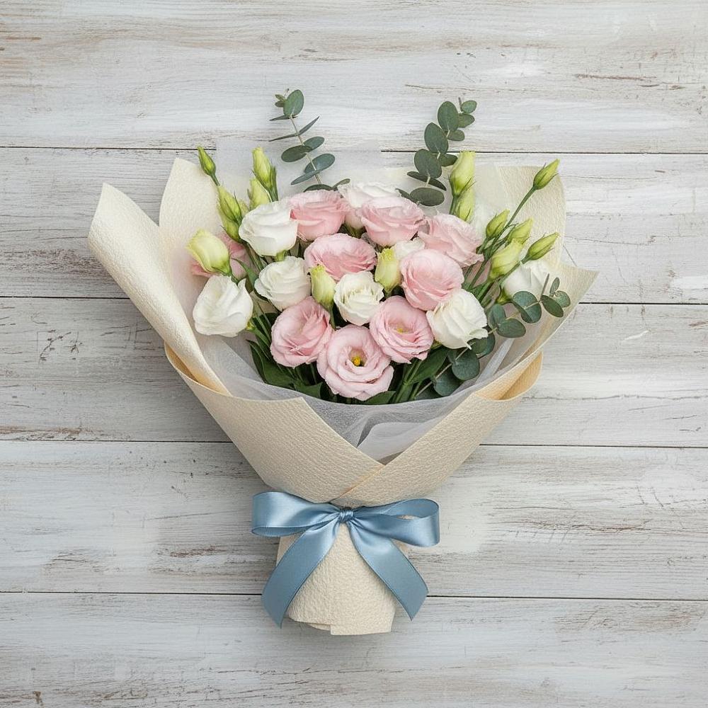 Букет цветов из: Лизиантусы в Тимашевске